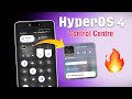 HyperOS 4 Control Center Theme ✨ Square Toggles+ Liquid Glass Ui | You Should Try it ✴️