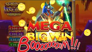 SHRINE OF ANUBIS Gold Hit Slot Game Casino Gambling