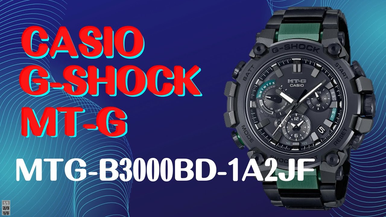 超人気モデル　カシオ　G-SHOCK　MTG-B3000BD-1A2JF