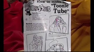 Cartoons - HOW TO MAKE THE ''TOONIE TUBE'' (Musikbutikken TV-Program, Denmark 1998)