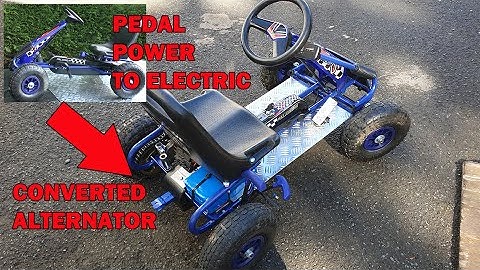 DIY Electric Go Kart build using a car alternator