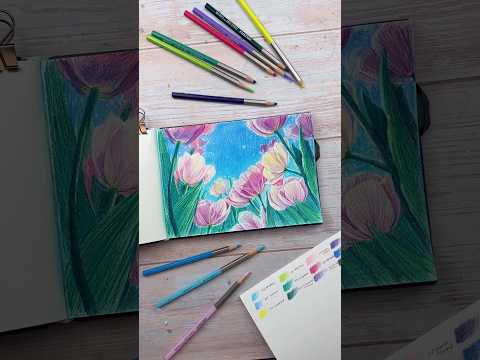 Новый урок в моем творческом клубе BOOSTY.to/dariart #урокрисования   #цветныекарандаши  #скетчинг