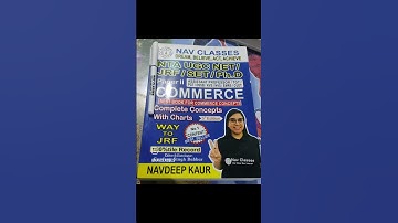 Best book for Commerce NTA UGC NET JRF