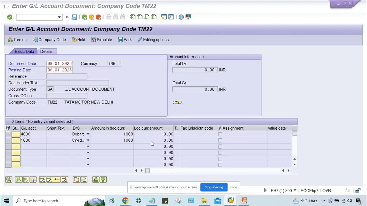 Message no F5201 // SAP FICO Error // SAP Common Error YouTube