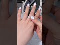 Eternal sparkle, captured forever. 💍✨ #LaneWoodsJewelry #EternityBand #MoissaniteRing #RadiantCut