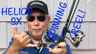 Helios SX Spinning Reel Review!