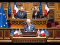 The King&#39;s speech at the French Senate