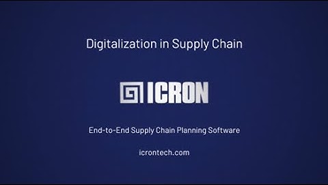 Digitalization in Supply Chain