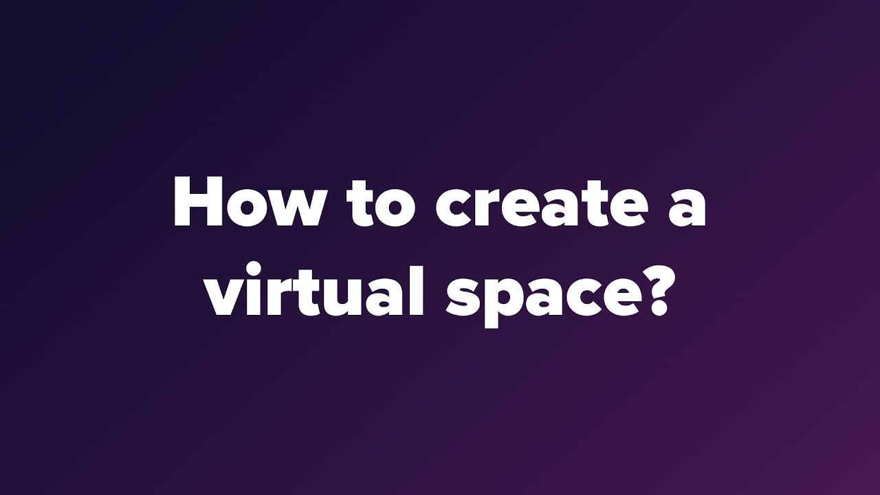 How to create a virtual space on flat.social?