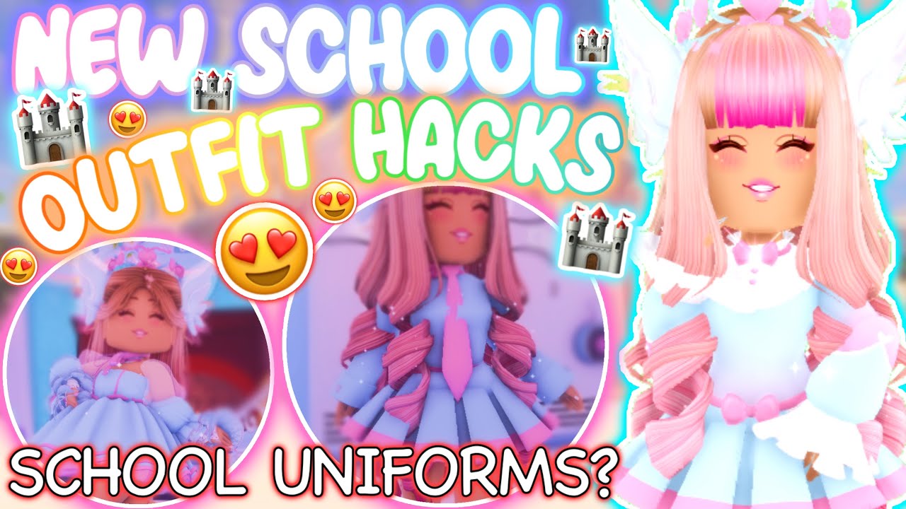 THE BEST OUTFIT HACKS FOR THE NEW SCHOOL! ROBLOX Royale High New School Outfit Hacks YouTube