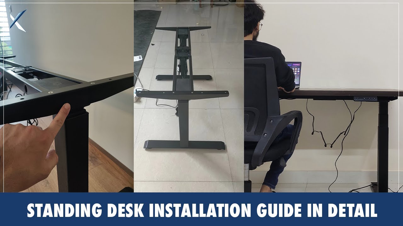 How to assemble Smart Standing Desk or Height Adjustable table ...