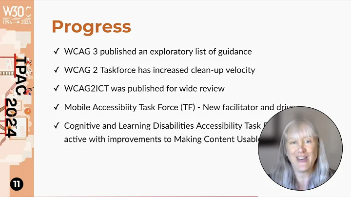 Accessibility Guidelines (AG) Working Group update