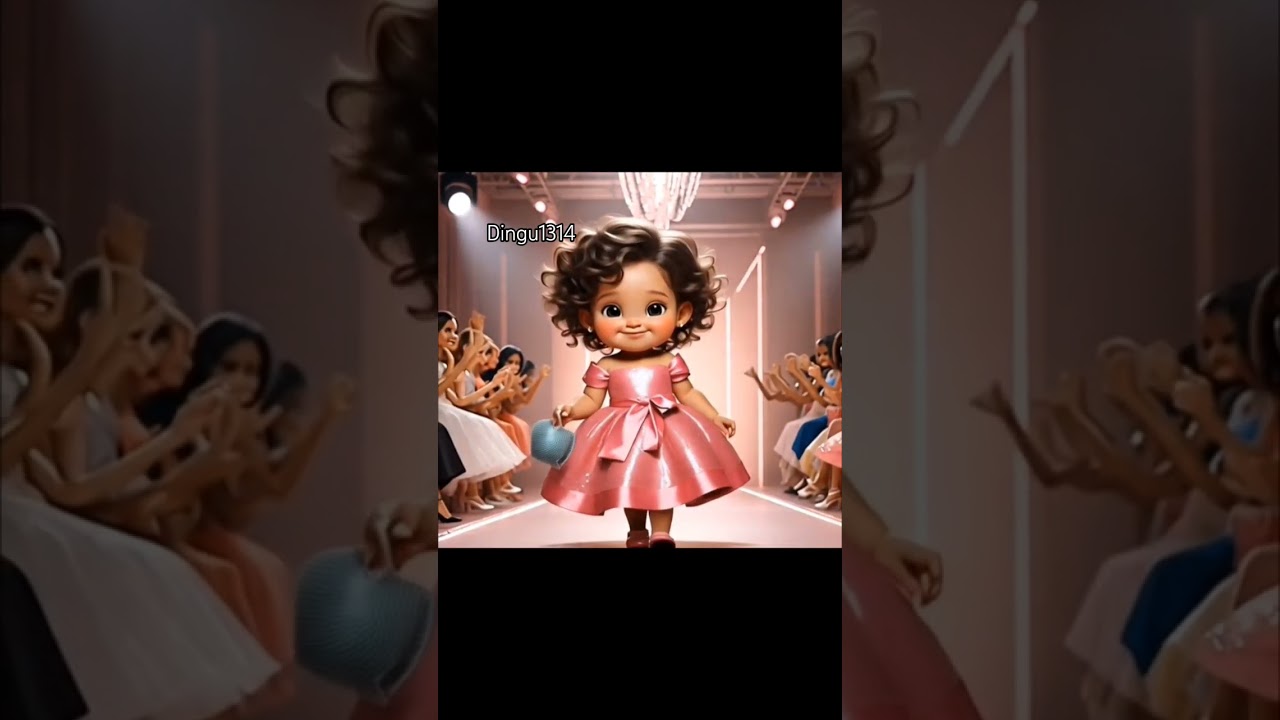 Looking sharp in shades of PINK💕 Cutest baby fashion show 