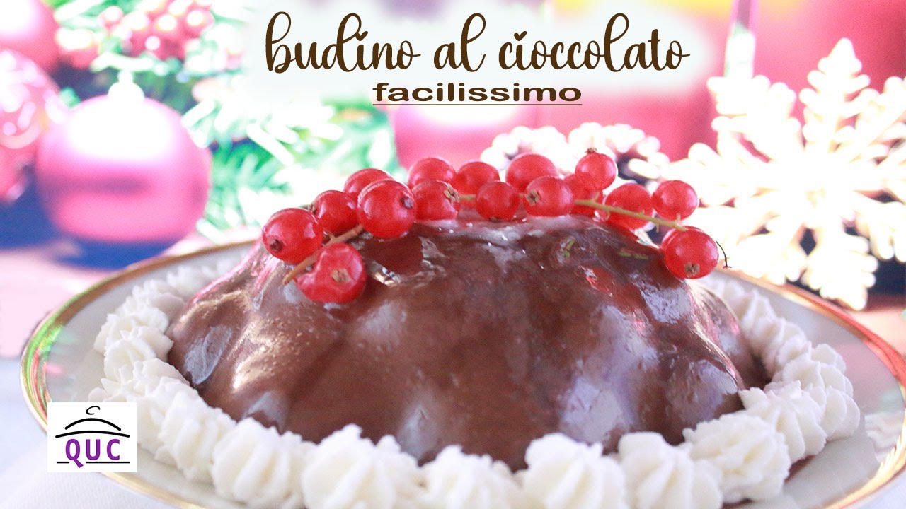 BUDINO AL CIOCCOLATO. Le ricette dello chef Laura Quintavalle