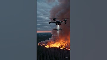 Sora: 🔥How AI and Drones be fighting Wildfire in Alberta Canada in 2025. #AI