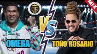 OMEGA EL FUERTE VS TOÑO ROSARIO - LA MEJOR MEZCLA DE MERENGUE MAMBO - SOLO EXITOS DE OMEGA Y TOÑO