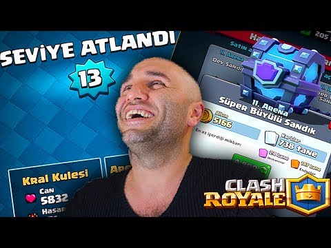 65.000 GEMS'E SÜPER BÜYÜLÜ SANDIK AÇIP MAX LEVEL OLDUM - CLASH ROYALE