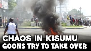 CHAOS IN KISUMU KONDELE AS GOONS TRY TO INTERRUPT LINDA MWANANCHI TOUR 