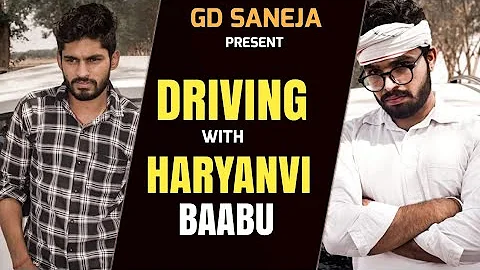 Driving With Haryanvi Baabu |  Corona Time | Haryanvi Comedy | Baap Beta Masti | GD Saneja