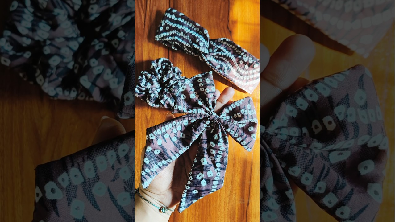 “Cute + comfy = Bow headbands & scrunchies ✨” 