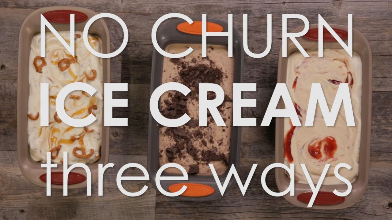 No Churn Ice Cream Three Ways | The Rachael Ray Show