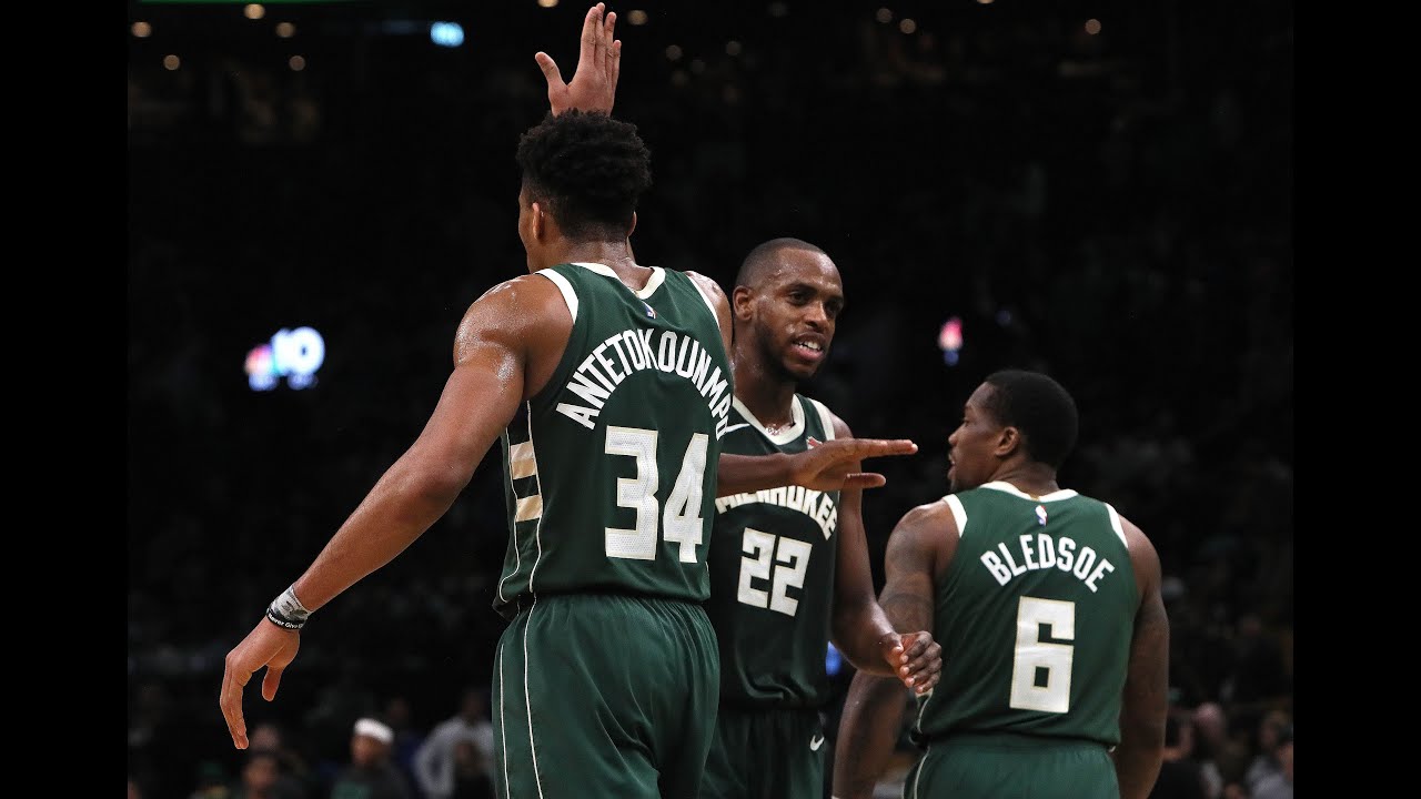 Giannis, Khris Middleton and Eric Bledsoe Take Over Game vs. Blazers