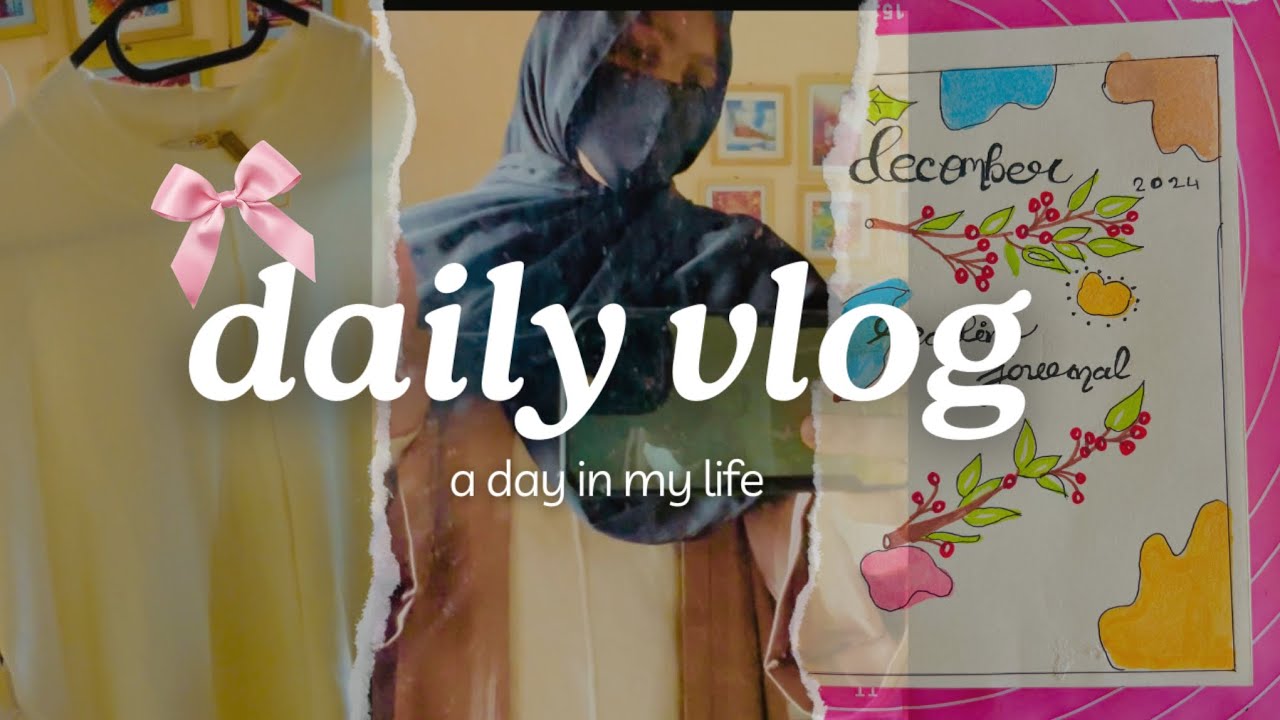Vlog|Reading Journal preparation |winter vibes | Chillday|Nargis shelika| Daily vlog watching movie