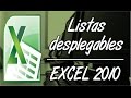 Tutorial Excel - Listas Desplegables (Trucos de Oficina)