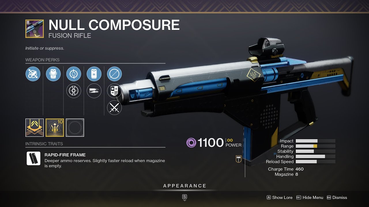 Null Composure Sounds | Destiny 2