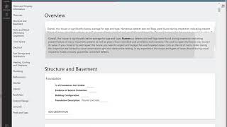 Using the Overview Section