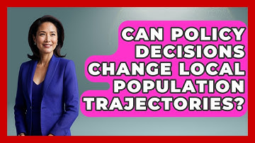Can Policy Decisions Change Local Population Trajectories? - Demographic Data Answers
