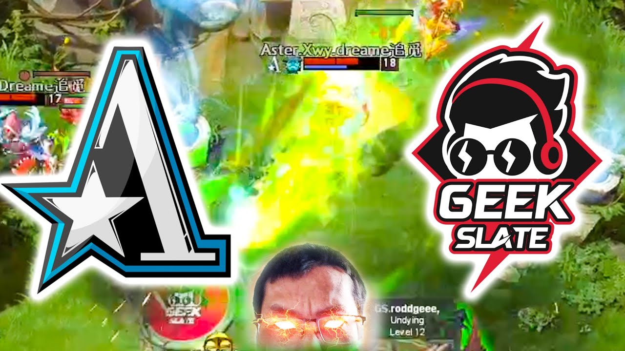 ASTER vs GEEK SLATE - CRAZY FAST END GAME - LIMA MAJOR Dota 2