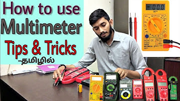 How to use multimeter?_Tamil, Tips & Tricks of multimeter using simple parameters