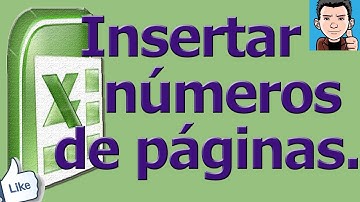 Cómo insertar números de páginas en Excel