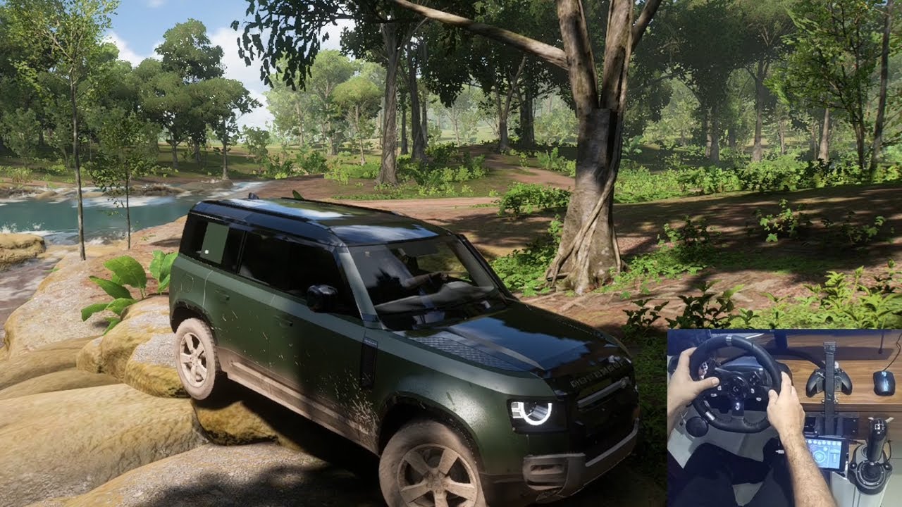 Land Rover realistic offroad first person only | Forza Horizon 5 Gameplay | Steering Wheel + Spinner