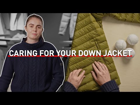 how to wash a down jacket in a washing machine