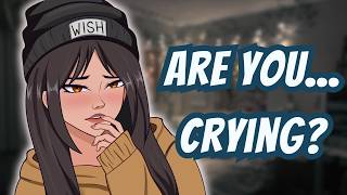 Tsundere Girlfriend Finds You Crying [F4A] [Comfort] [Cuddles] [Reassurance]