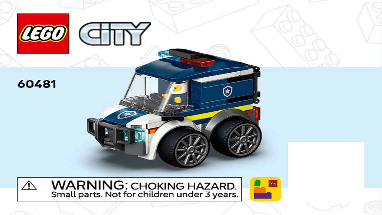 LEGO Instructions - City - 60481 - Police Truck - Rides