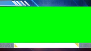 Animated news green screen || simple news green screen || news overlay green screen || 0 tech