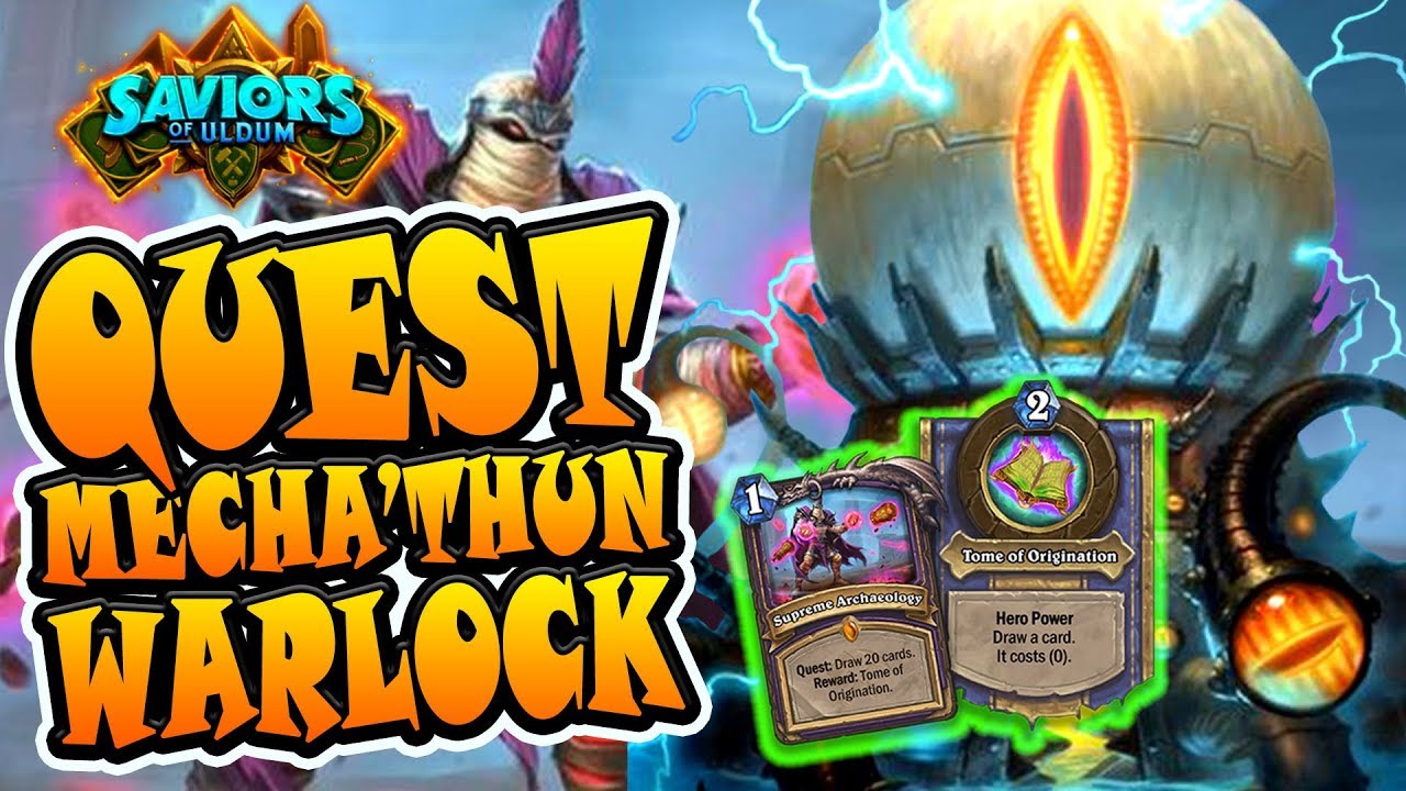 Mecha'thun Quest Warlock -  The quest is good for something! | Saviors Of Uldum | Hearthstone