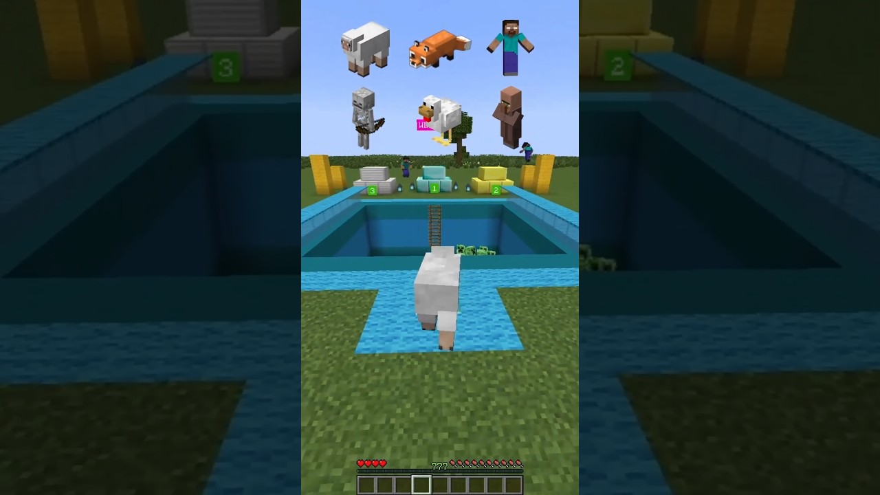 Creeper Pit Trap: Mob Survival Test! 🧨☠️ 