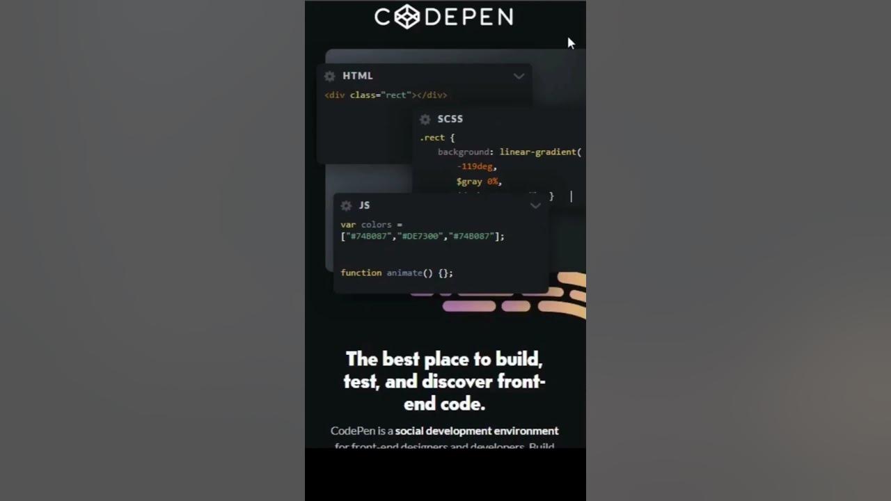 Master HTML, CSS, and Java with Codepen: The Best Platform to Practice ...