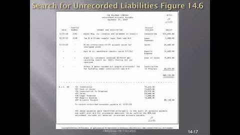 Chapter 14   Accounts Payable and Other Liabilities