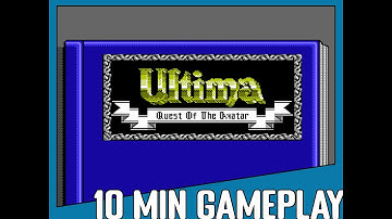 10 Minute Gameplay: Ultima: Quest for the Avatar (1990) NES