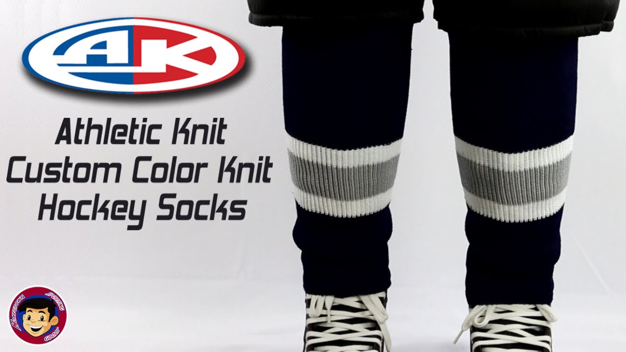 athletic knit hockey socks