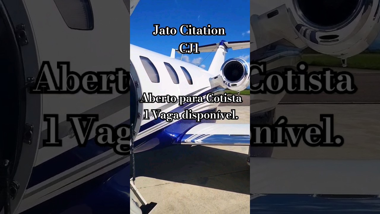 Jatinho Citation CJ1  ✈️ 