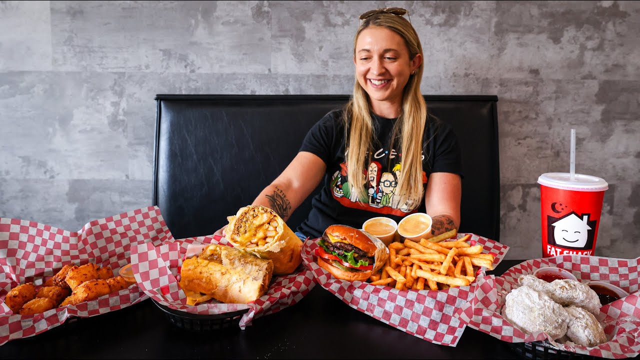 15 Minutes To Finish 5,000 Calories | The Fat Shack 5k Challenge! - YouTube