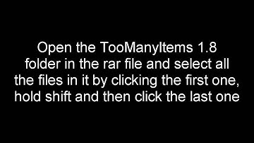 How to install TooManyItems in Minecraft 1.8 & 1.8.1 [tutorial]