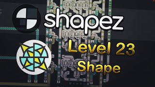 Shapez.io Level 23 Shape SOLVE!