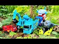 Mencari mainan truk molen, Membersihkan mainan, Mainan mobil mobilan, Truk oleng, Mobil pemadam, Bus